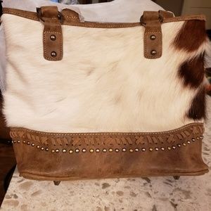 Genuine cowhide purse